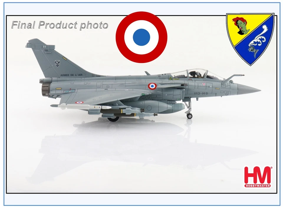HA9609 Rafale C Armée de l´Air EC 1/7 Kandahar 2010,Hobbymaster 1:72, NEU
