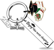 Graduation Gifts Class of 2026 Keychain Grad Gifts for Women Men High School C