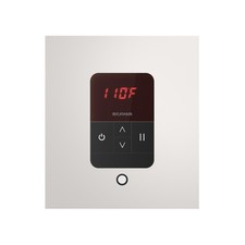 Mr Steam ITSQ Itempo Square Steam Shower Control and Steamhead - White