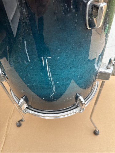 Mapex M Brzoza 14" Tom podłogowy. Turkusowe wykończenie blaknące. 14x14". Darmowa przesyłka w Wielkiej Brytanii - Zdjęcie 13 z 20
