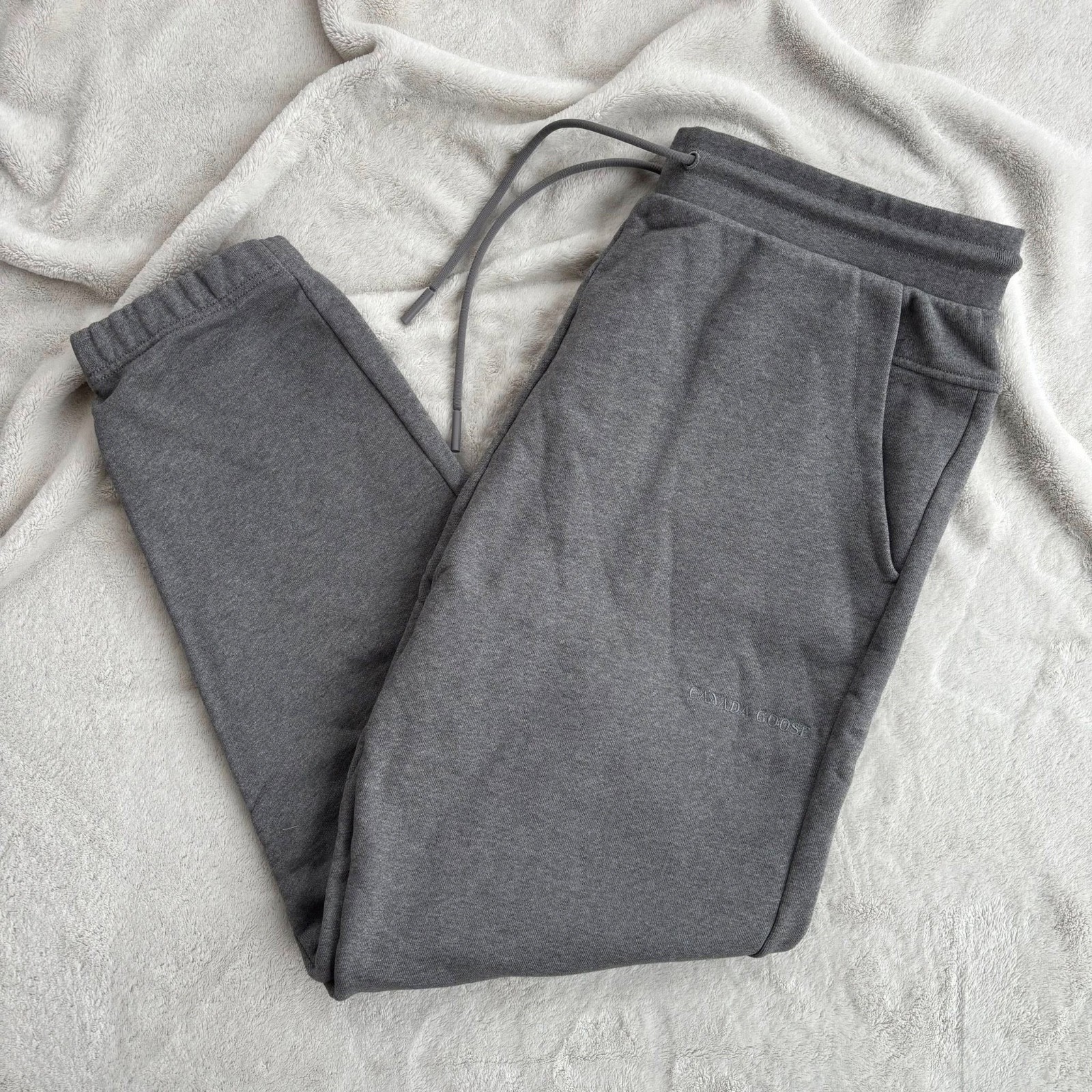 Canada Goose Tobermory Heavyweight Stone Grey Sweatpants - Sm - New - Authentic