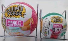 2 PACK NEW MGA'S MiniVerse Make It Mini Food Drinks Series 1  Diner Series 3