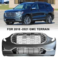 Front Bumper Cover Assembly Kit For 2018-2021 GMC Terrain 84418527 W/ Fog Lights