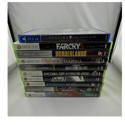 9 Xbox 360 & 1 PS4 Game Lot Various Conditions -Tested and Work Read Description