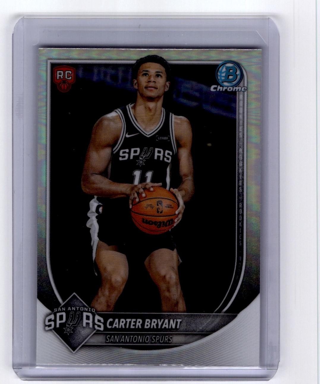 2025-26 Bowman #BRR-14 Carter Bryant Chrome Rookie Red RC Logo