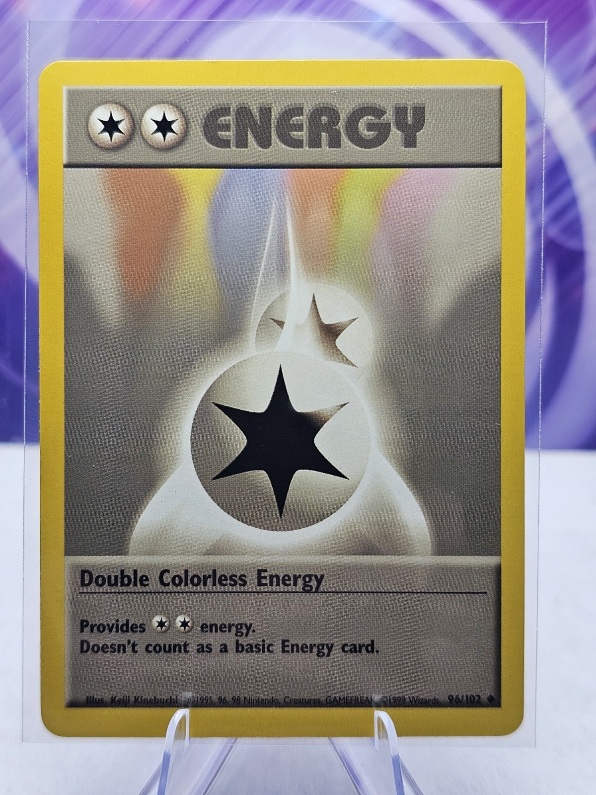 Double Colorless Energy 96/102 Lightly Played LP Base Set Pokemon Card WOTC 1999