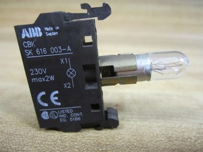 ABB SK-616-003-A Lamp Block SK616003A CBK-LMF Obsolete