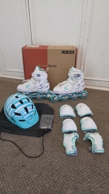Roces Moody X TIF Adjustable Girls Inline Skates UK size 3-6 - Image 1 of 4