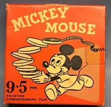 Pathescope 9.5mm film - Mickey Mouse In the sipers net 1940s