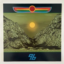 Windows96 Magic Peaks Green w/ White Splatter Vinyl LP Limited Edition Synthwave