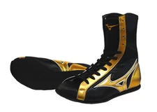 Mizuno FINISHER Boxing Shoes Black x Gold Size 27.5cm  US9.5 Made in Japan