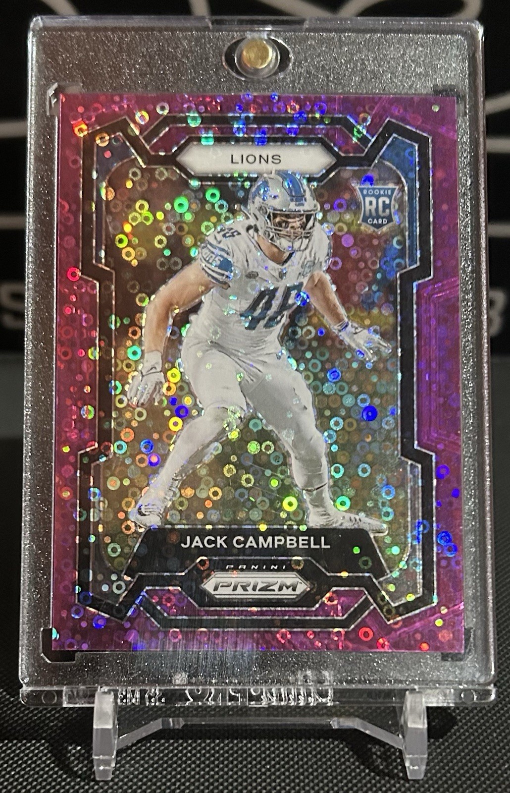 2023 Panini Prizm - Rookies Jack Campbell #330 Purple No Huddle Prizm /35 (RC)