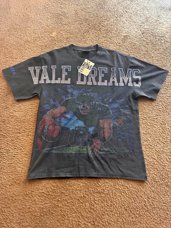Vale USA Valley Boxcut Tee Gray Graphic T-Shirt