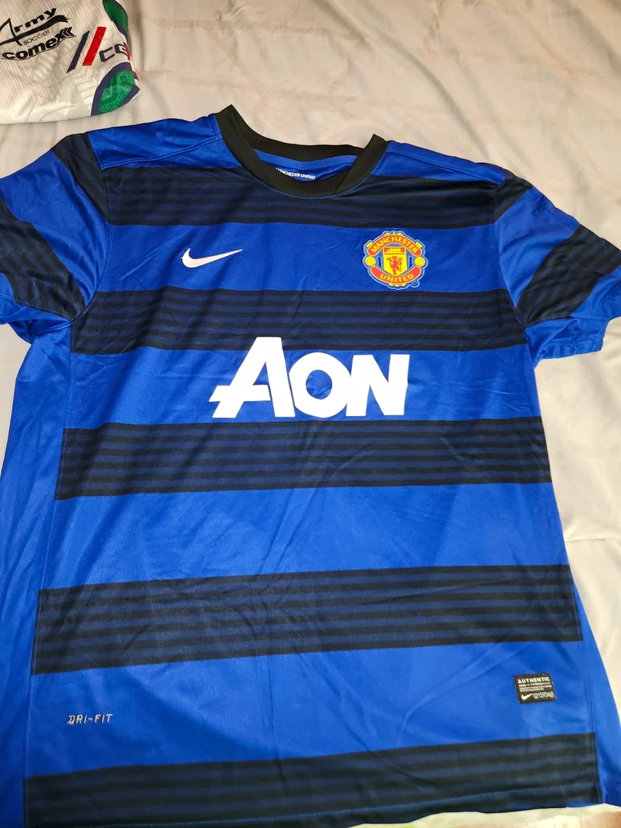 Nike Blue Manchester United International Club Soccer Fan Apparel