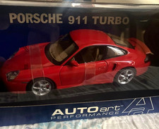 AUTOart 1/18 Porsche 911 Turbo Red