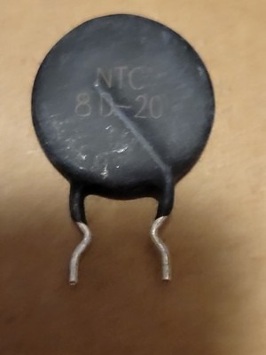 NTC Thermistor 8D-20 Through Hole Type MPN NTC8D20 10 Pcs