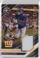2021 Panini Limited Game Day Swatches Spotlight Gold 45/49 Darius Slayton 1cx3