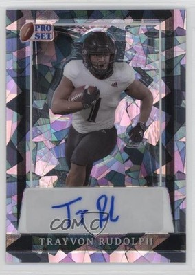2024 Leaf Pro Set Metal Silver Crystals /15 Trayvon Rudolph #PA-TR1 Auto 0qv1