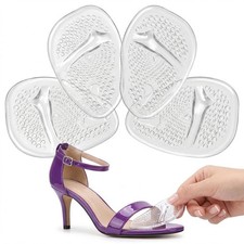 Ball of Foot Cushions for Women 2 Pairs , Anti-Slip Gel Metatarsal Pads  Fo...