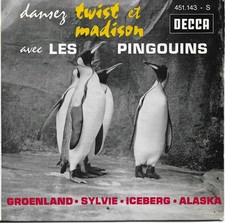 LES PINGUINS Dansez Twist Et Madison 45 T 196...