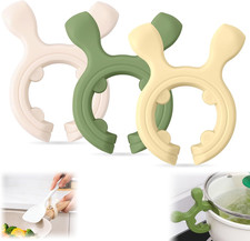 Multifunction Silicone Pot Handle Spatula Rack, 2026 Non-Slip Spoon Holder
