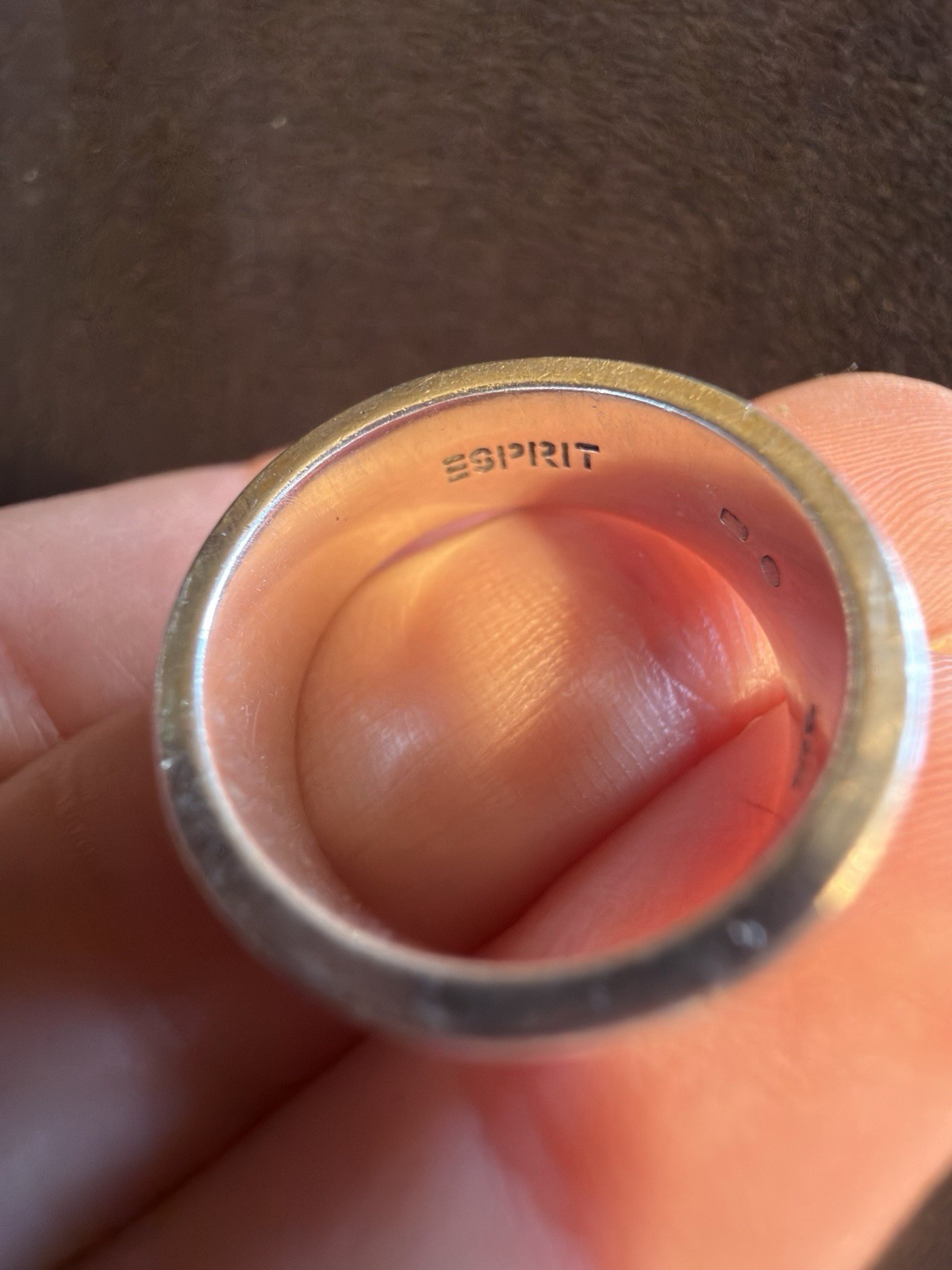 Vintage Uk Size M Sterling Silver Esprite Ring #4 image 4