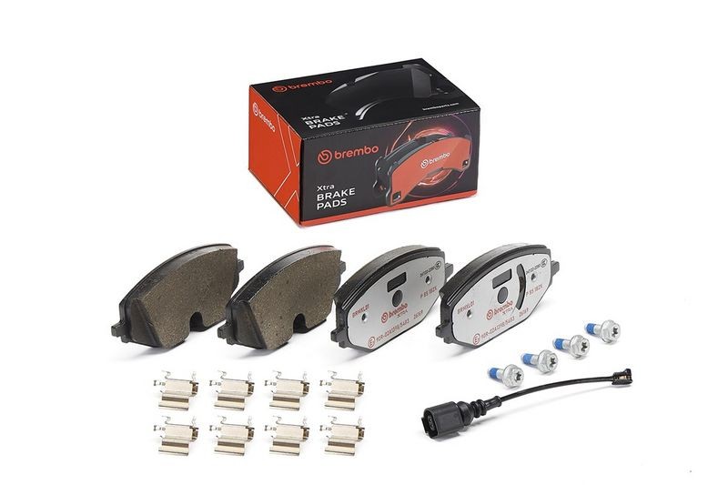 Front BREMBO P 85 182X Brake Pad Set, disc brake for AUDI,CUPRA,FORD,SEAT,SKODA, - Image 22