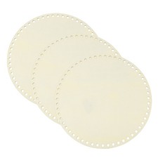 3Pcs Crochet Basket Base, 10" Basket Bottoms Round Wood Base