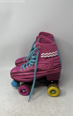 Disney Unisex Kids Soy Luna Training Pink And Blue Roller Skates Size 36/37