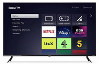 Polaroid P24RR1314U 24 Smart TV 720p Roku LED HD Ready Freeview Play Black