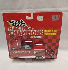 1997 Racing Champions Hut Stricklin 1:64 Circuit City Transporter And Car