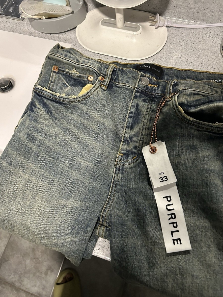 PURPLE ブラックデニムパンツ サイズ33 Purple Men's Jeans Size 33/33 | eBay