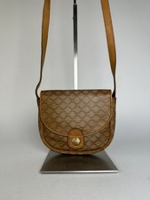 Vintage Celine Paris Leather Triomphe Mini Cr...