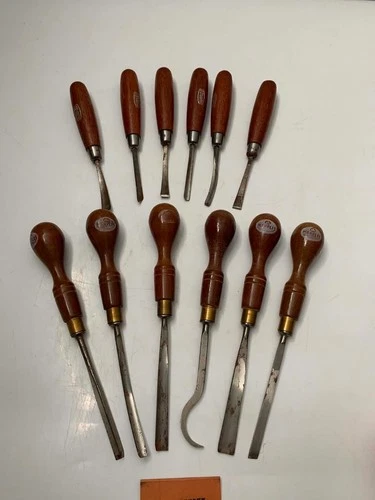 Vintage Marples Woodwork Chisel / Gouge bundle job lot British Quality Tools