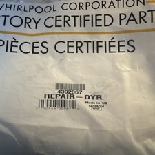 Whirlpool 4392067 Genuine OEM Dryer Repair Kit oem new original made in US