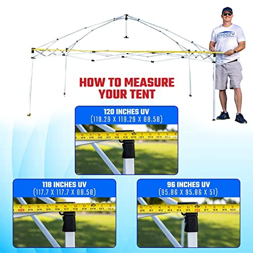 UV Protected Pop Up Canopy Replacement () -  LLC 118 Inches UV - Picture 4 of 7