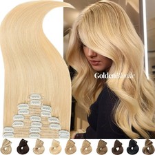 CLEARANCE Clip in Extensions Real Human Remy Hair Thick Double Weft Full Head