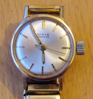 Alte NIVIA PRECISION Uhr, Armbanduhr, Damenuhr m.Handaufzug, swiss made, vintage