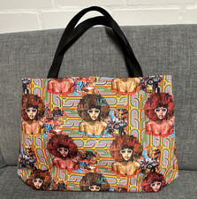 Damen Canvas Shopper Kunstmotiv mehrfarbig/sc...