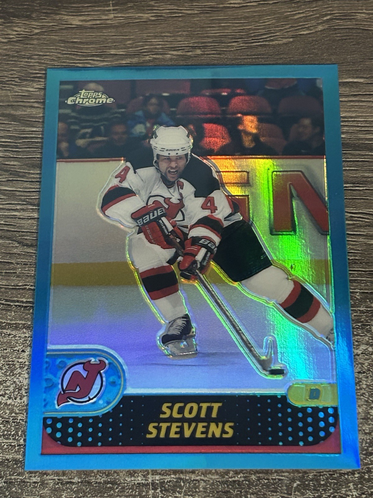 Scott Stevens 2001-02 Topps Chrome REFRACTOR #41 NM-MINT Devils SP RARE
