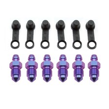 For BMW 4 F32 F36 F82 Front & Rear Bleed Screw Kit PURPLE TITANIUM (For Brembo)