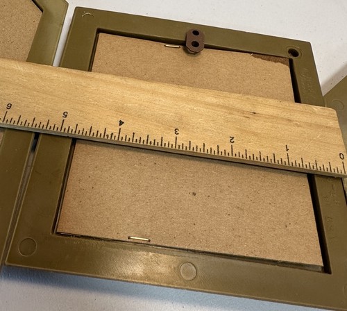 (3) Theee Vtg 1987 Burwood Accent Small Mirrors Gold Frame Wall Decor #2808-123B - Picture 12 of 21