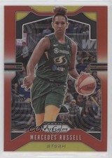 2020 Panini Prizm WNBA Red Prizm 207/275 Mercedes Russell #75 Rookie RC n0c