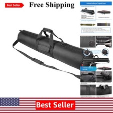 Heavy-Duty Padded Tripod Carrying Case 39x7in with Shoulder Strap  Handle