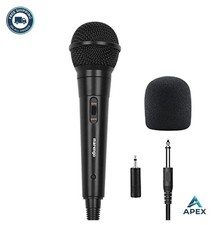 Handheld Dynamic Microphone Cardioid Wired 13ft Cable On Off Switch Vocal