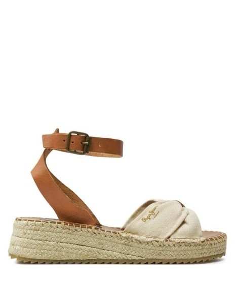 Women Pepe Jeans Heels Beige Leather 36