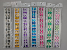 Luxury Rhinestone Bra Straps Adjustable S-XL 90-250lbs Diamond Blue Green Red