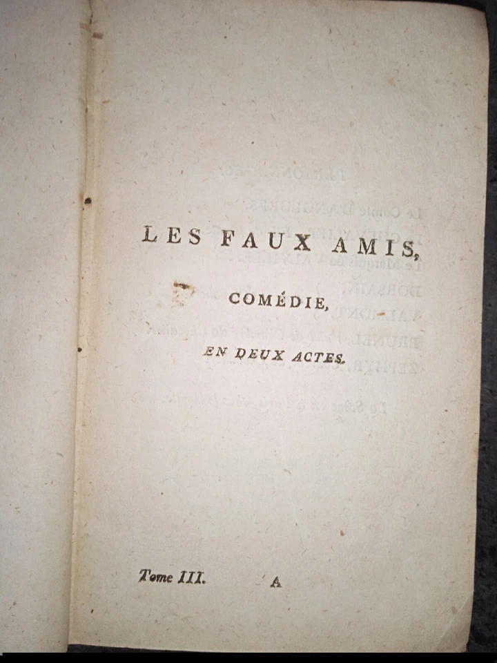 DES JEUNES PERSONNES 1813 Antique Book - Image 4 of 4