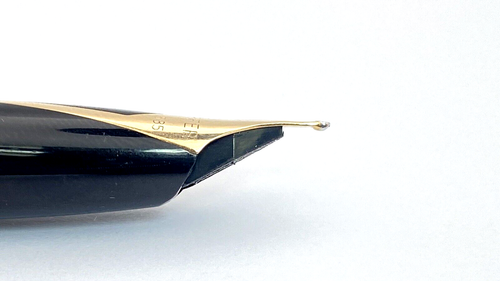 VINTAGE SHEAFFER TARGA FOUNTAIN PEN IN REGENCY STRIPE IN BOX 14K BB NIB USA - Picture 13 of 18