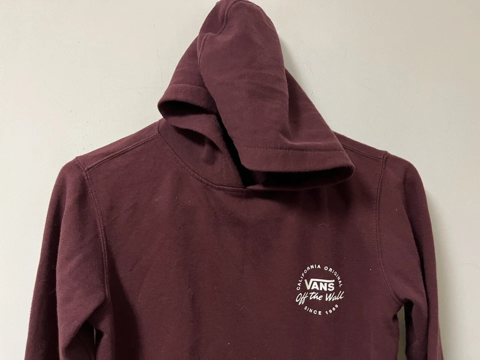VANS OFF THE WALL CALIFORNIA ORIGINAL Hooded Hoodie Sweatshirt Youth Size M - Image 3 of 4